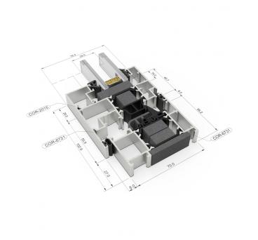 Ventana Aluminio COR 70RT C16 ST