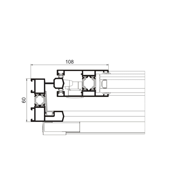 Ventana Aluminio 4200 corredera RPT